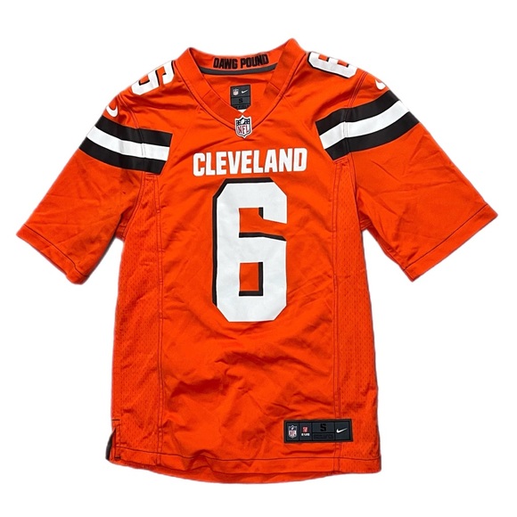 Nike Other - Used Nike Cleveland Browns Baker Mayfield Jersey Orange Size Small